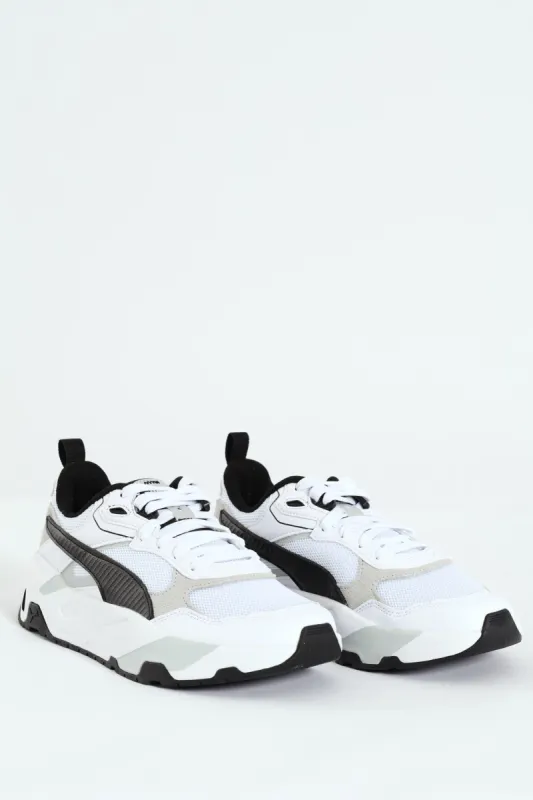 Trinity Retro Trainer - White/Grey sold by Edgars