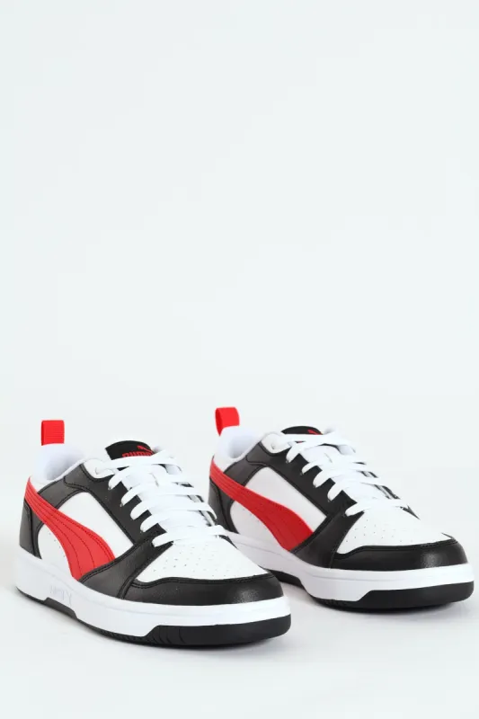 Rebound V6 Low Sneaker - White/Black sold by Edgars