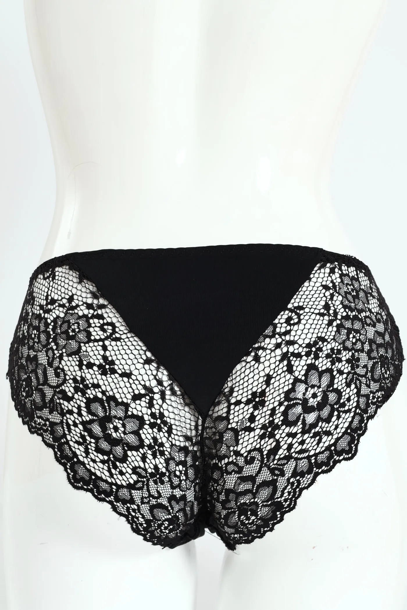Microfiber & Lace Midi Panty - Black sold by Edgars product image thumbnail 2