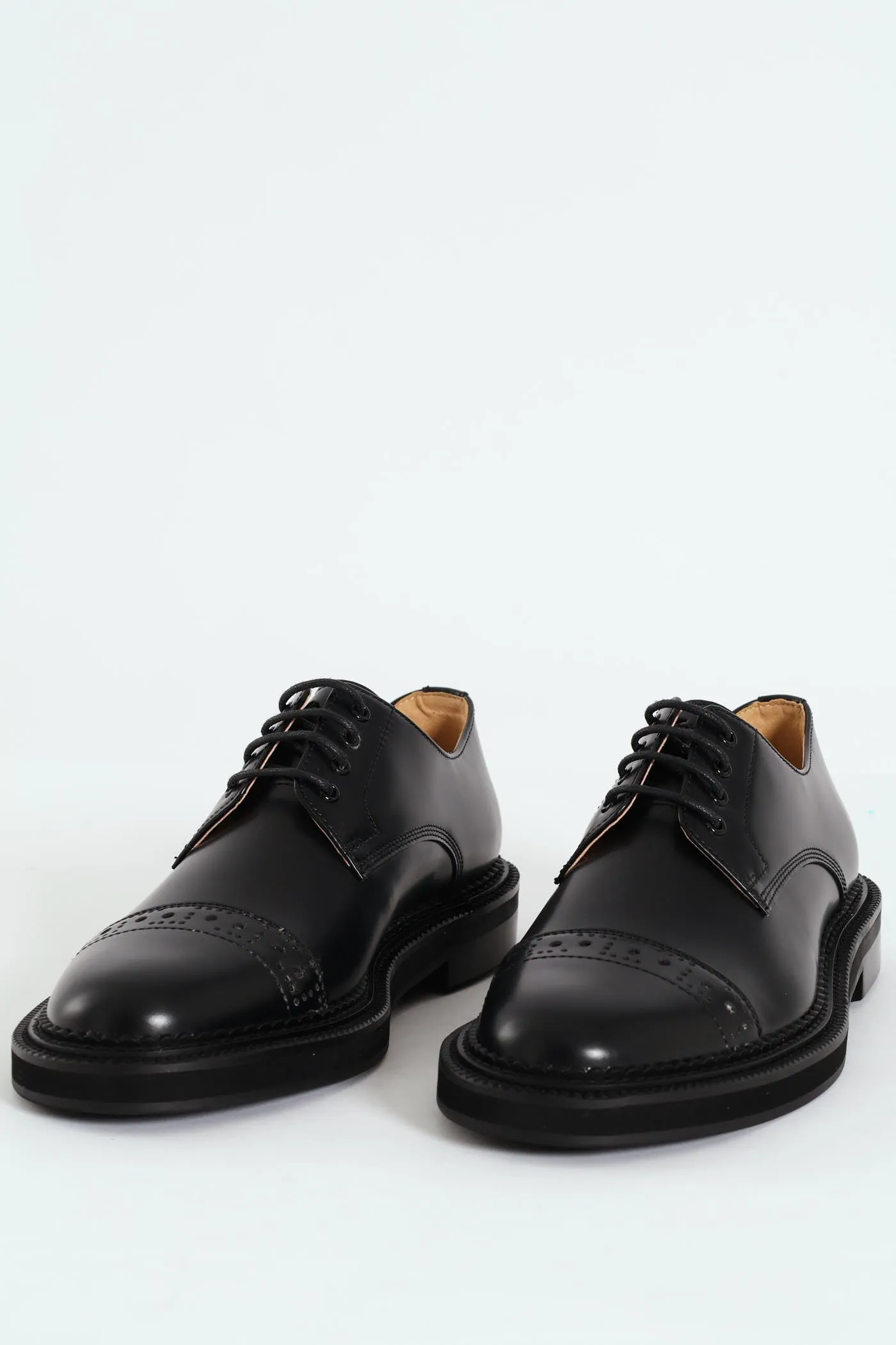 Toe Cap Chunky Formal Shoe - Black sold by Edgars