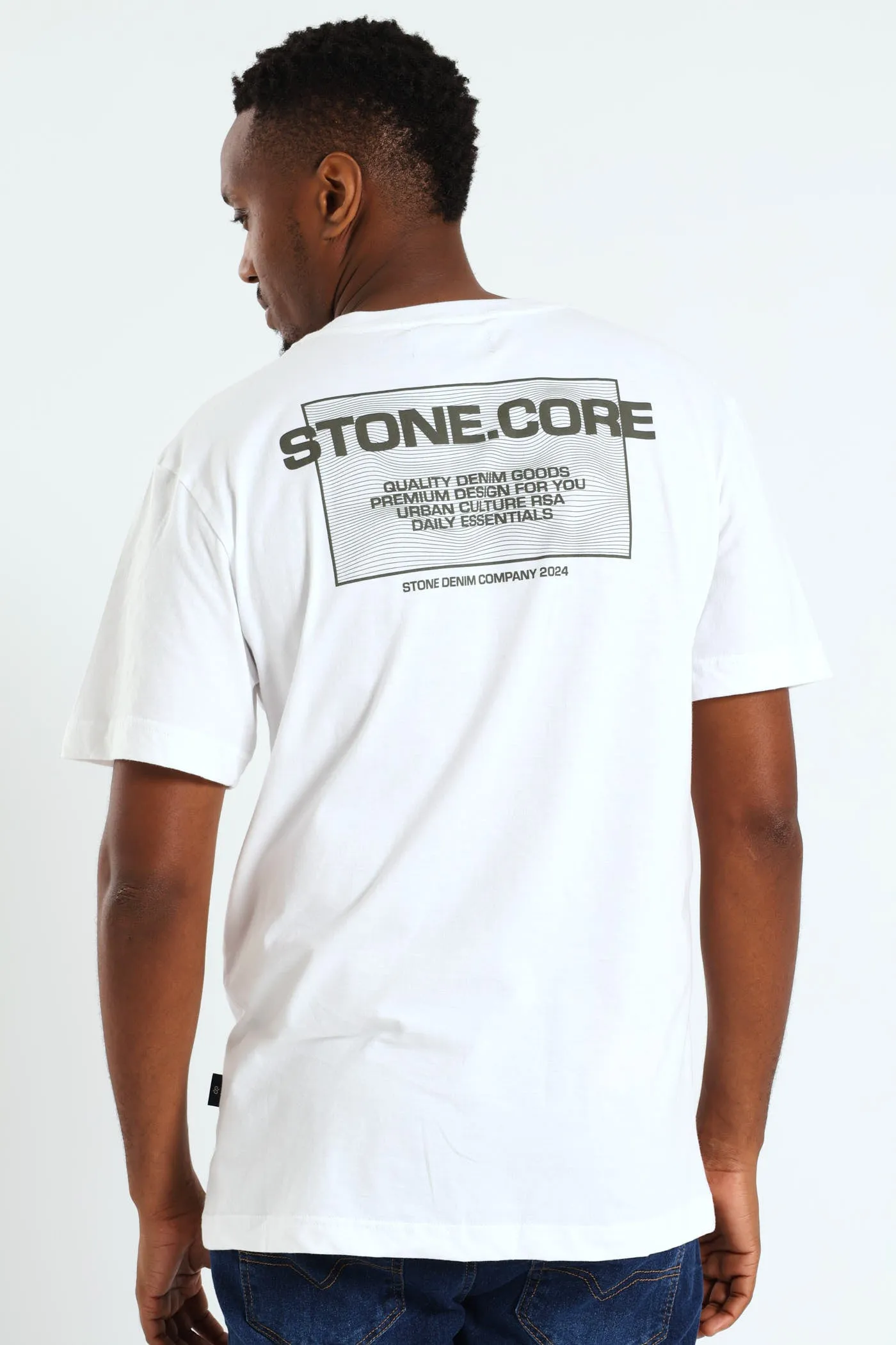 Core Front & Back Print Tee - White sold by Edgars product image thumbnail 3