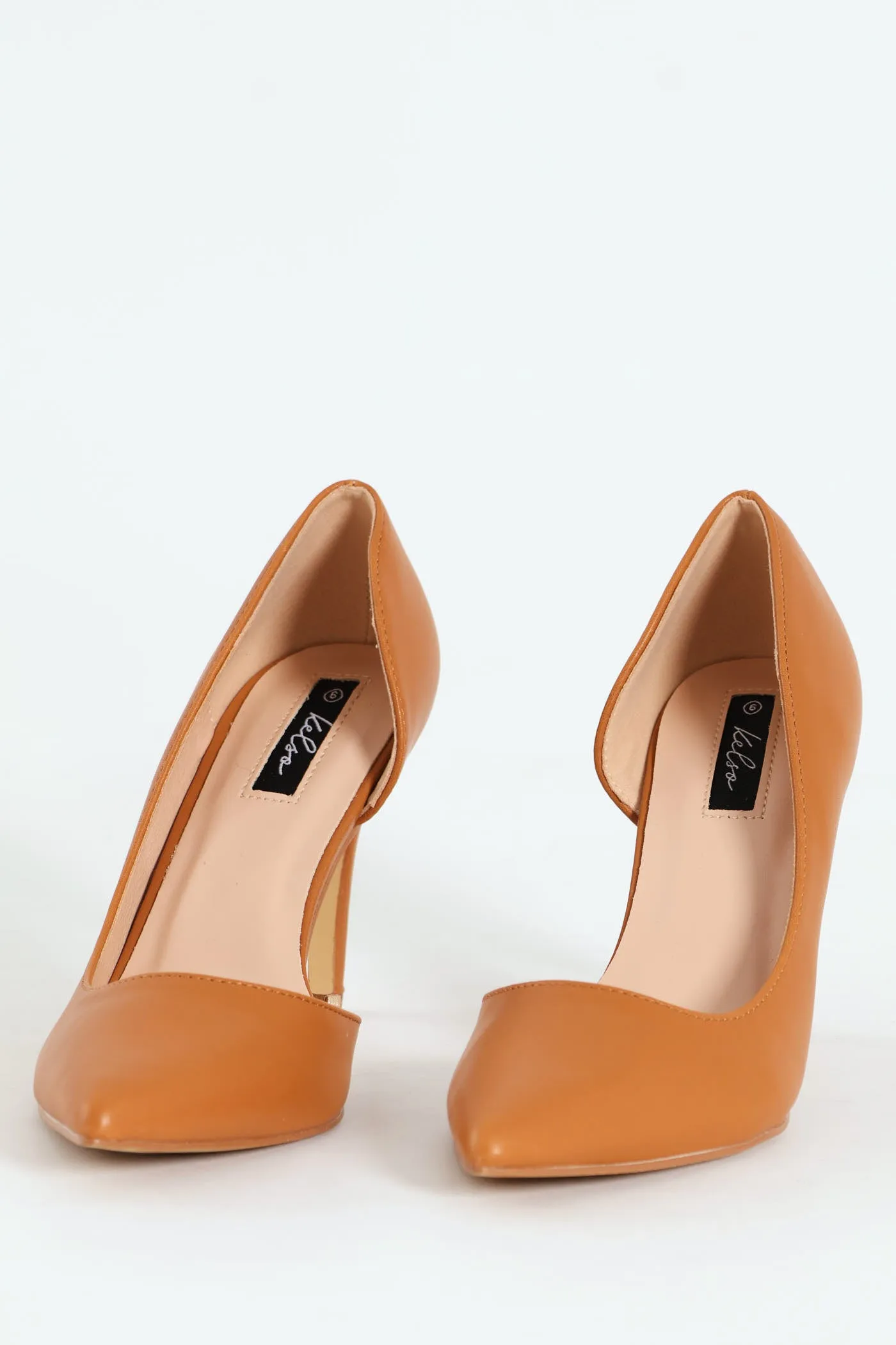 Fashion Court PU Heel - Tan sold by Edgars