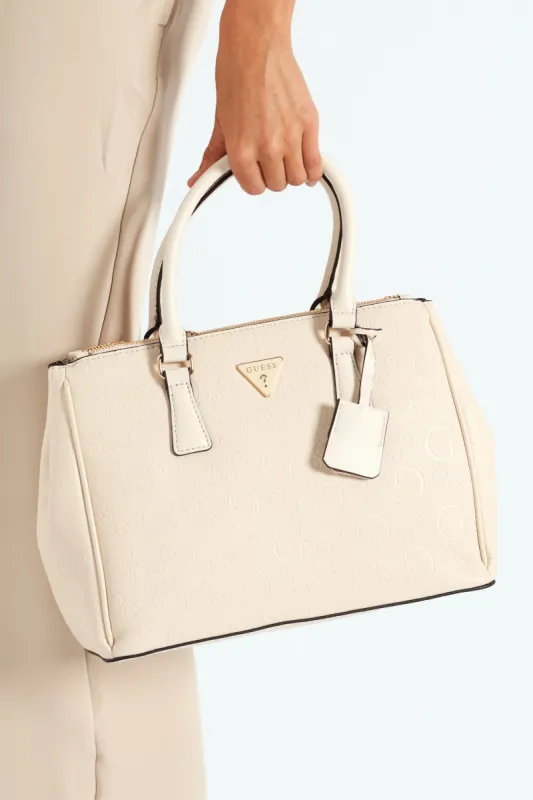 Grimball Satchel Bag - Stone made by Guess
