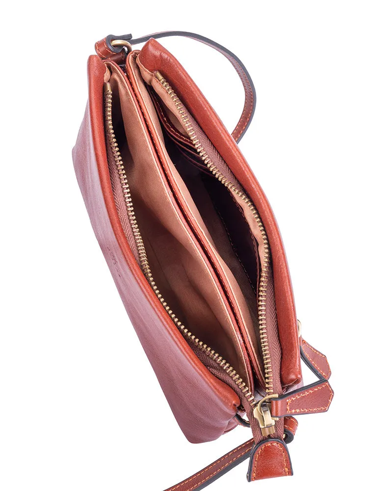 Vega Leather Small Sling Bag - Brown sold by Edgars product image thumbnail 3