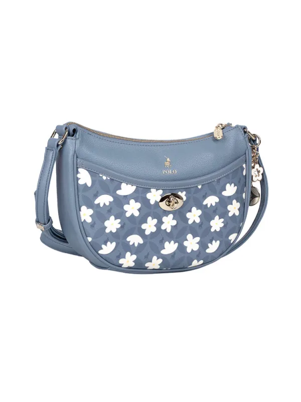 Meadow Moon Sling Bag - Blue sold by Edgars