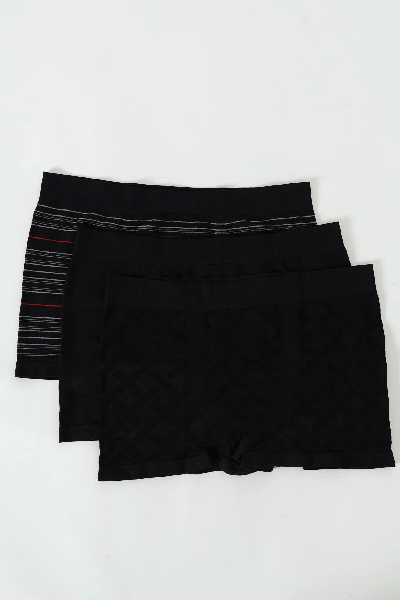 3 Pack Seamless Trunks - Black sold by Edgars