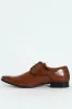 Pin Punch Detail Derby Shoe - Tan sold by Edgars