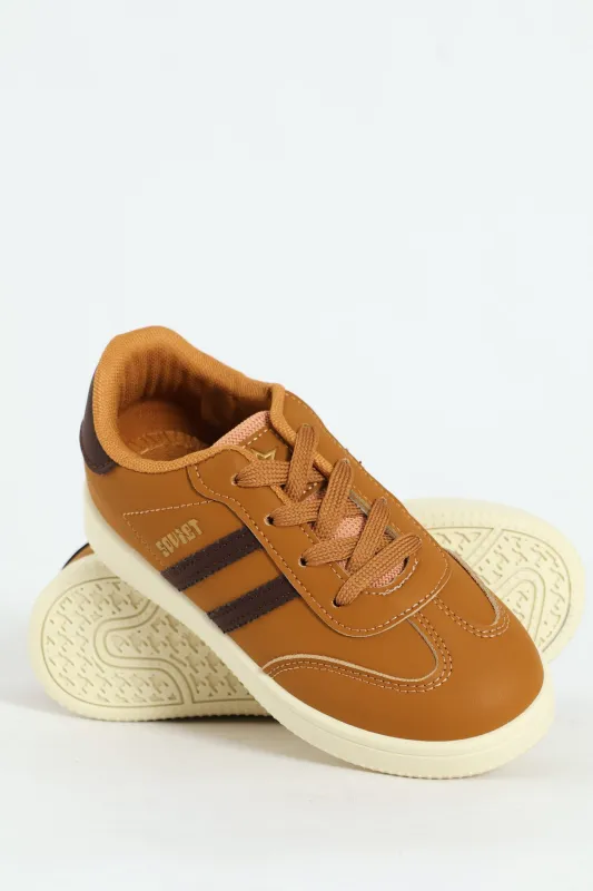 Pre-Boys Isla Sneaker - Tan sold by Edgars
