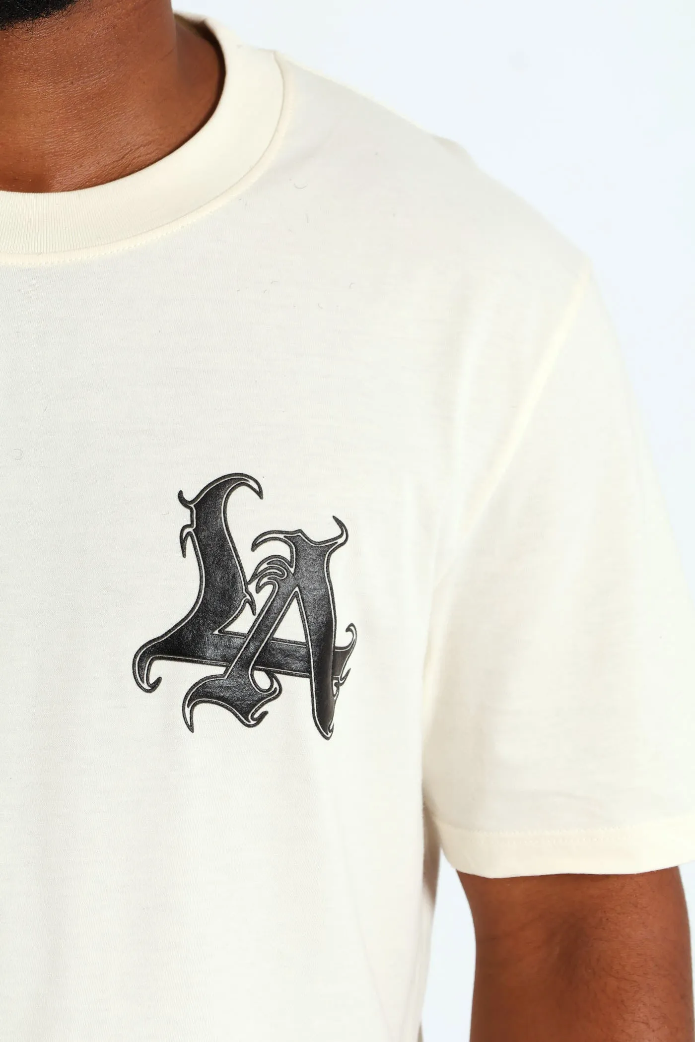 LA Puff Print Tee - Off White sold by Edgars product image thumbnail 4