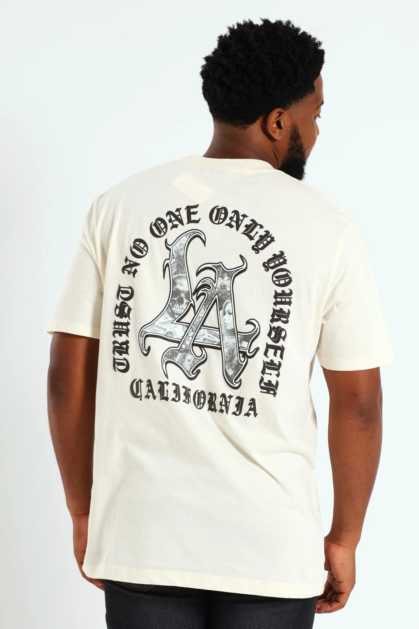 LA Puff Print Tee - Off White sold by Edgars product image thumbnail 2