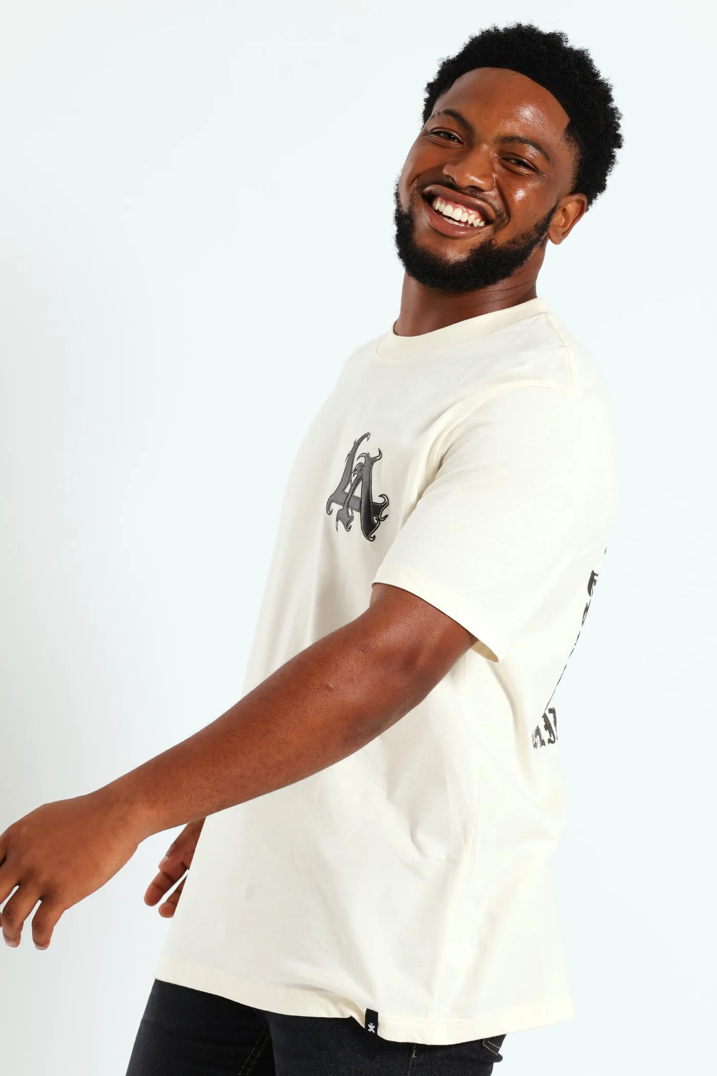 LA Puff Print Tee - Off White sold by Edgars product image thumbnail 3