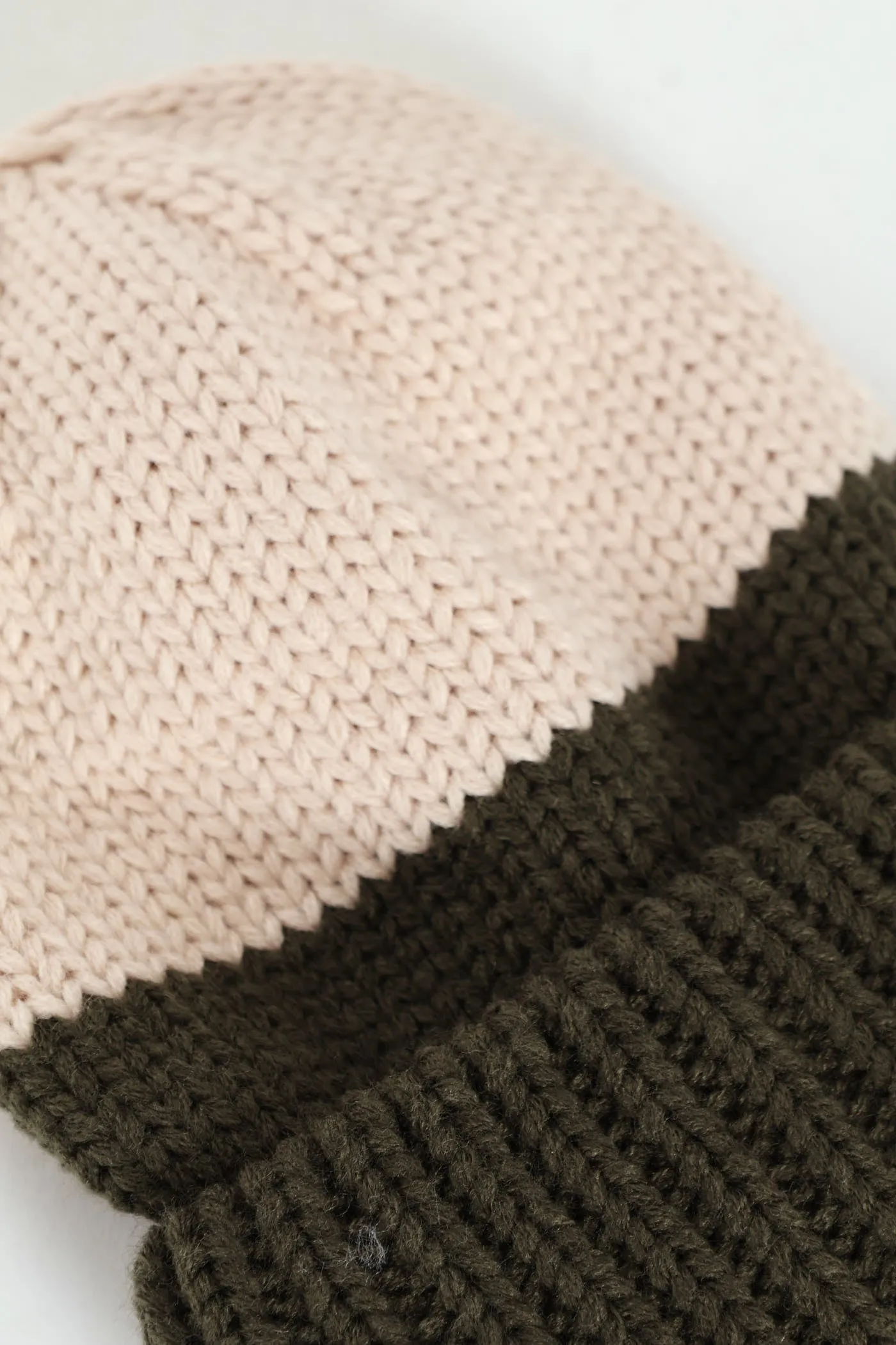 Boys 2 Tone Beanie - Olive sold by Edgars product image thumbnail 2