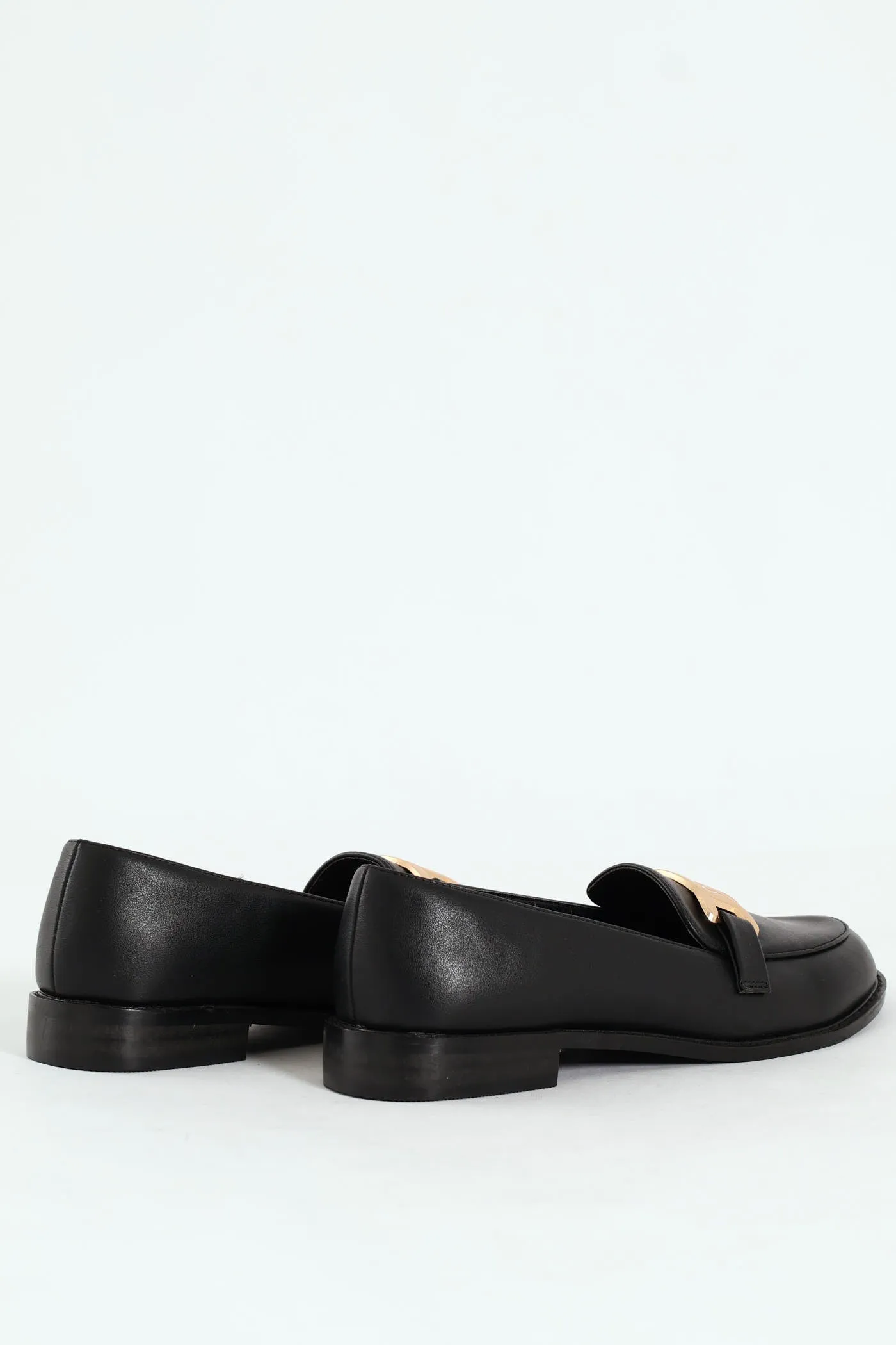 Loafer With Chain Metal Trim - Black sold by Edgars product image thumbnail 3