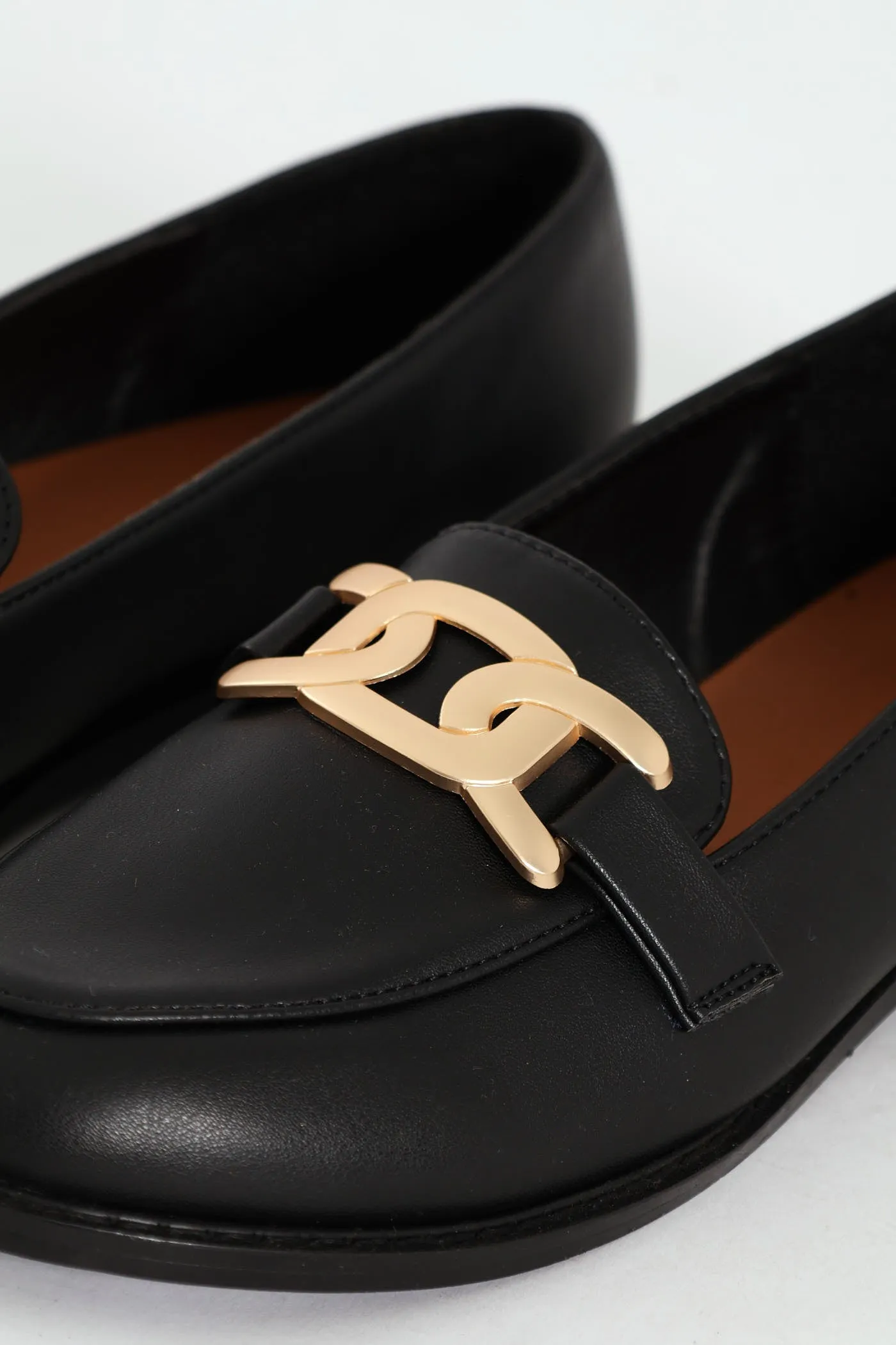 Loafer With Chain Metal Trim - Black sold by Edgars product image thumbnail 2
