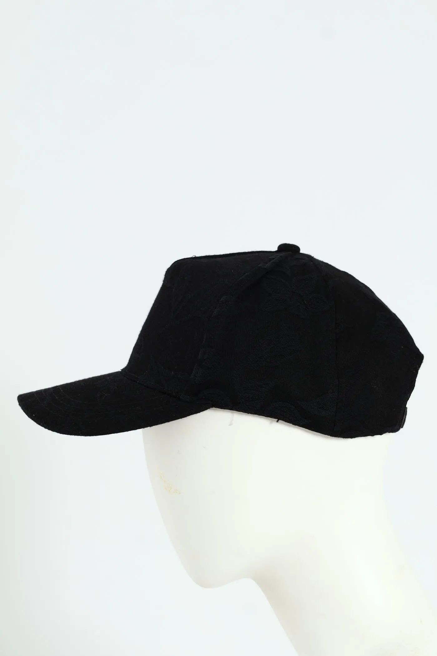 Floral Jaquard Peak Cap - Black sold by Edgars product image thumbnail 3