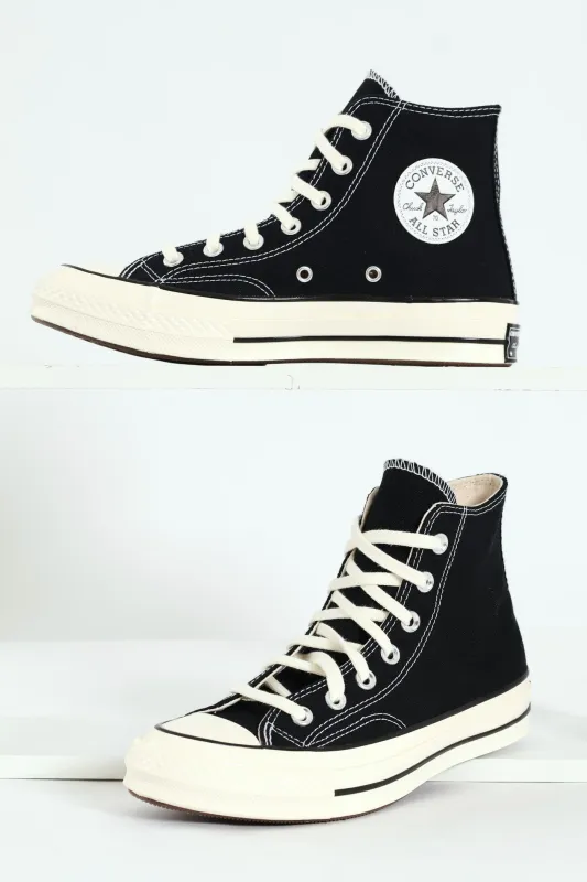 Chuck 70 Canvas High Top Sneaker - Black sold by Edgars 