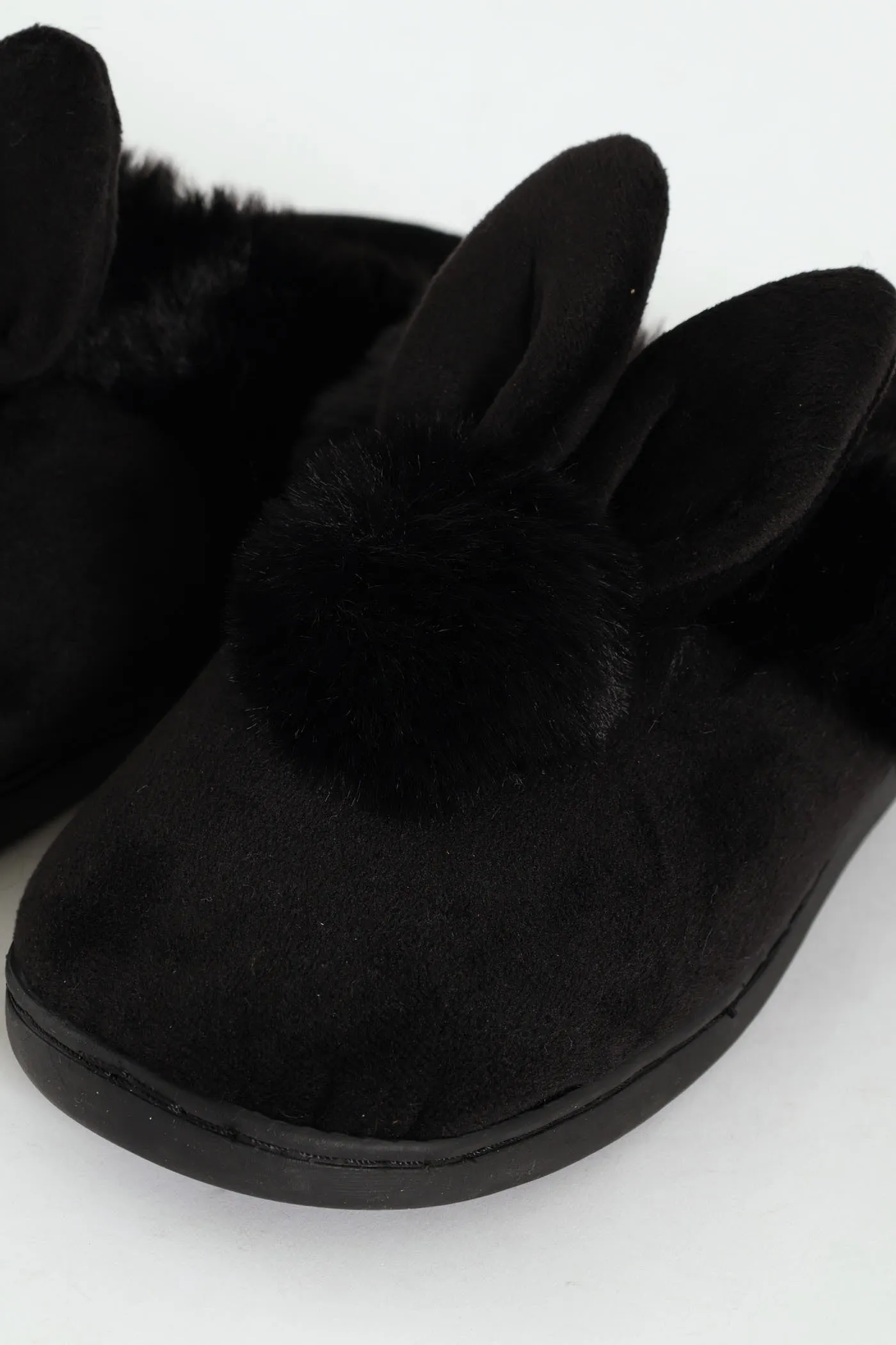 Bunny Fur Slipper - Black sold by Edgars product image thumbnail 2