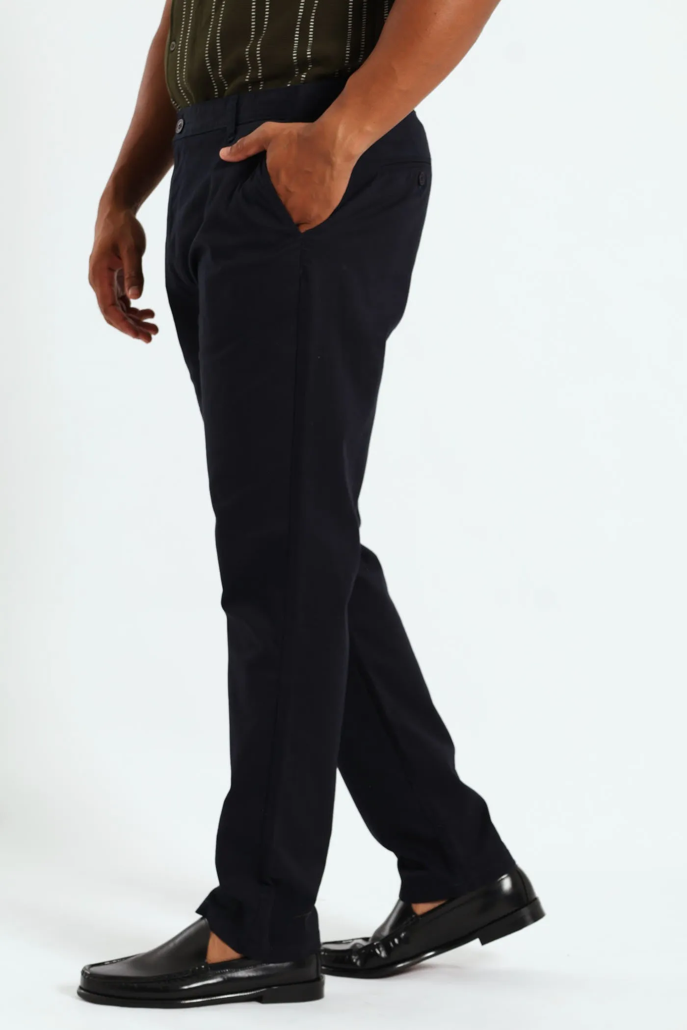 Basic Straight Stretch Chino - Navy sold by Edgars product image thumbnail 2