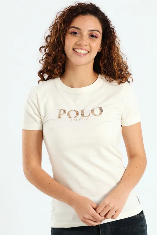 Ash Logo Tee - Off White sold by Edgars 