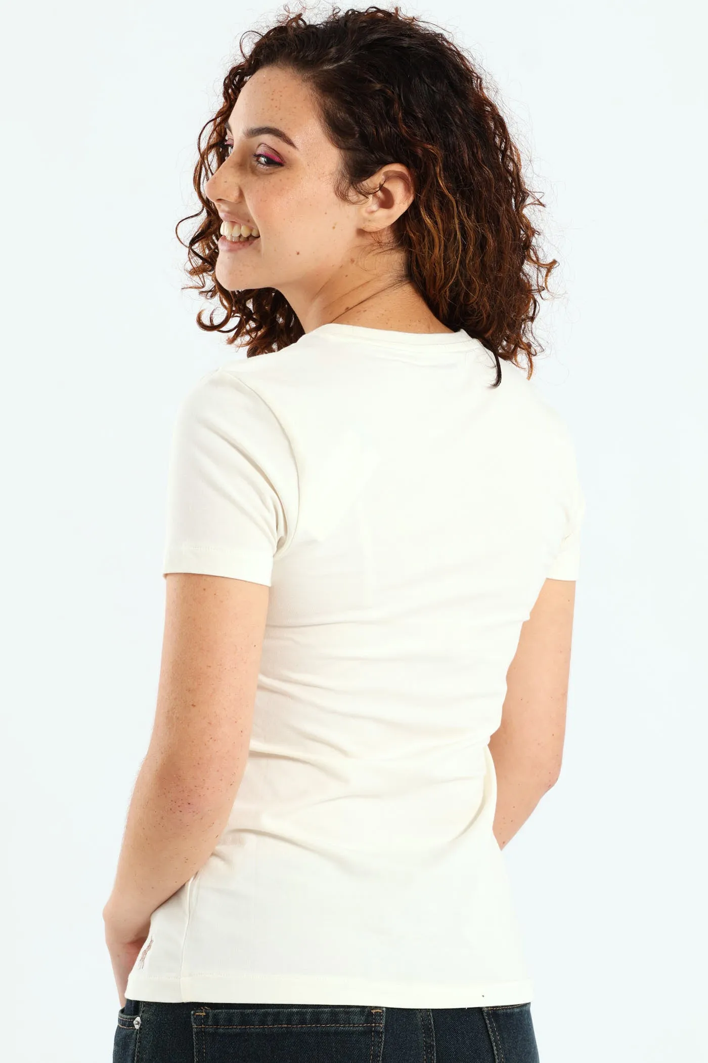 Ash Logo Tee - Off White sold by Edgars product image thumbnail 5