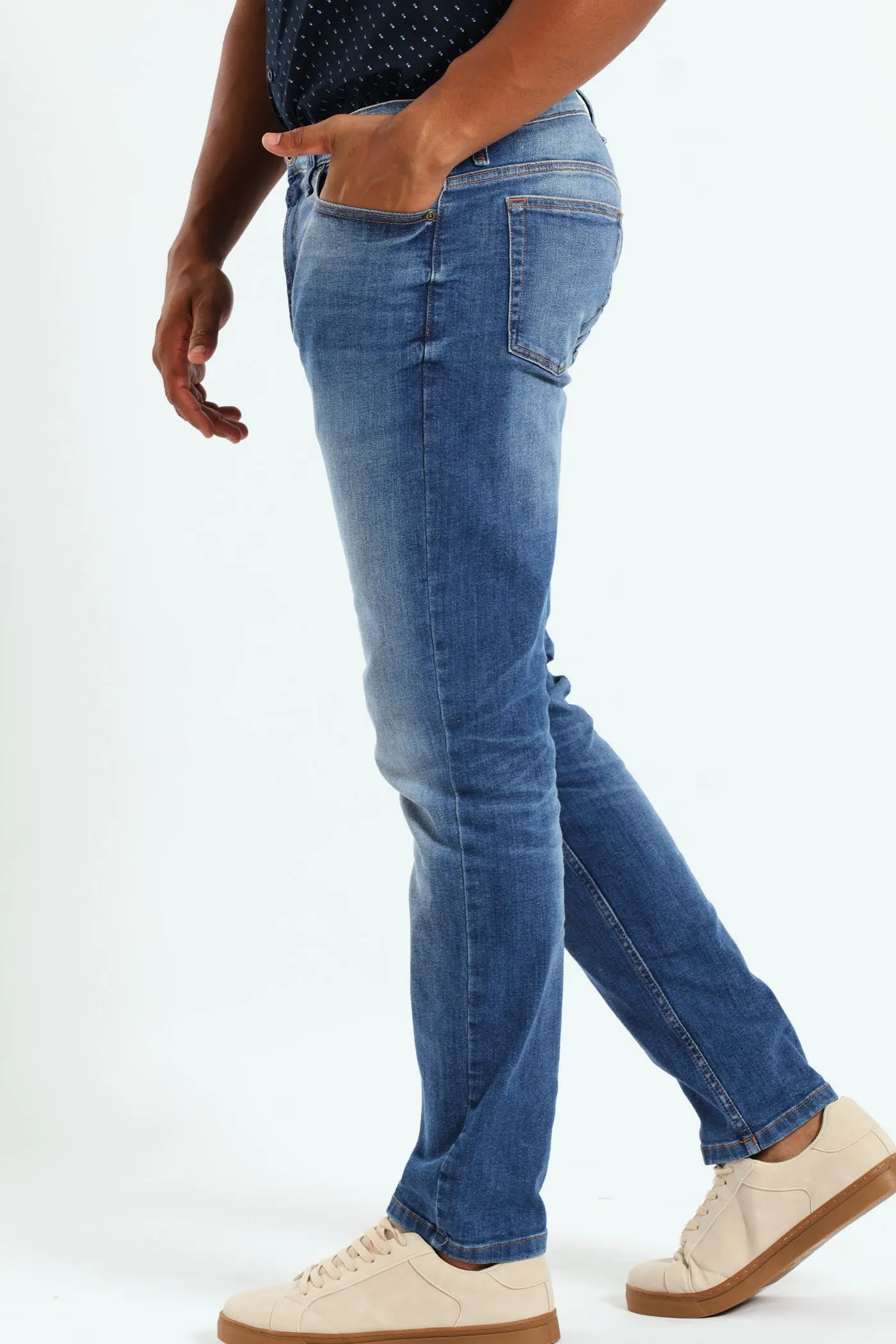 Blasted Slim Denim - Light Wash sold by Edgars product image thumbnail 2