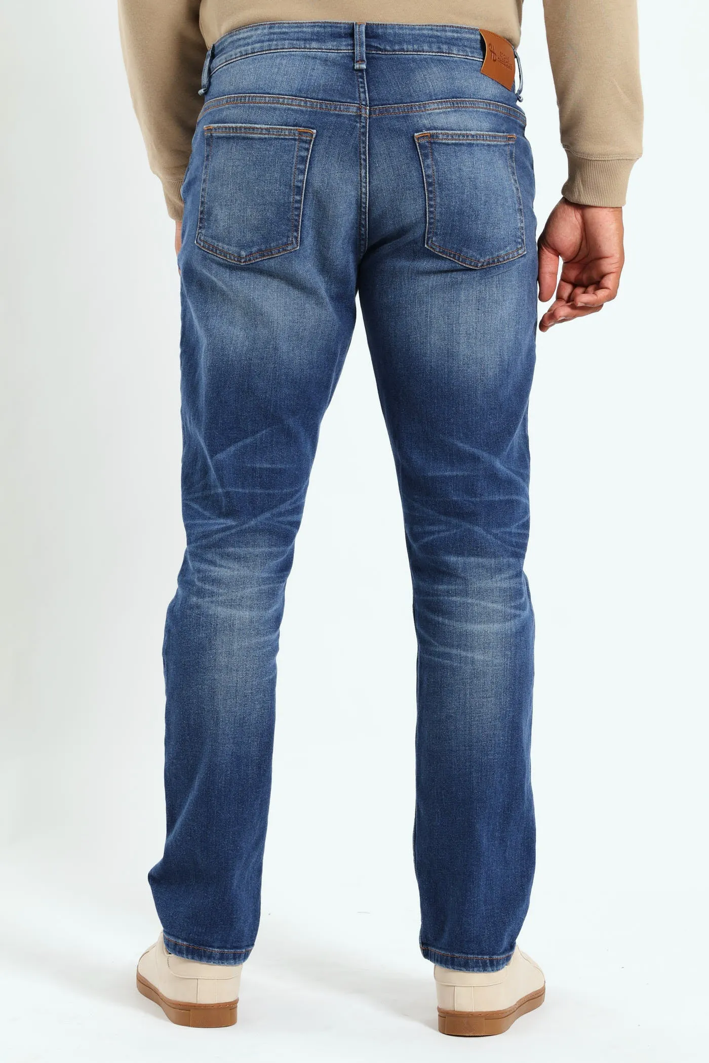 Mid Blasted Slim Jean - Mid Denim sold by Edgars product image thumbnail 3