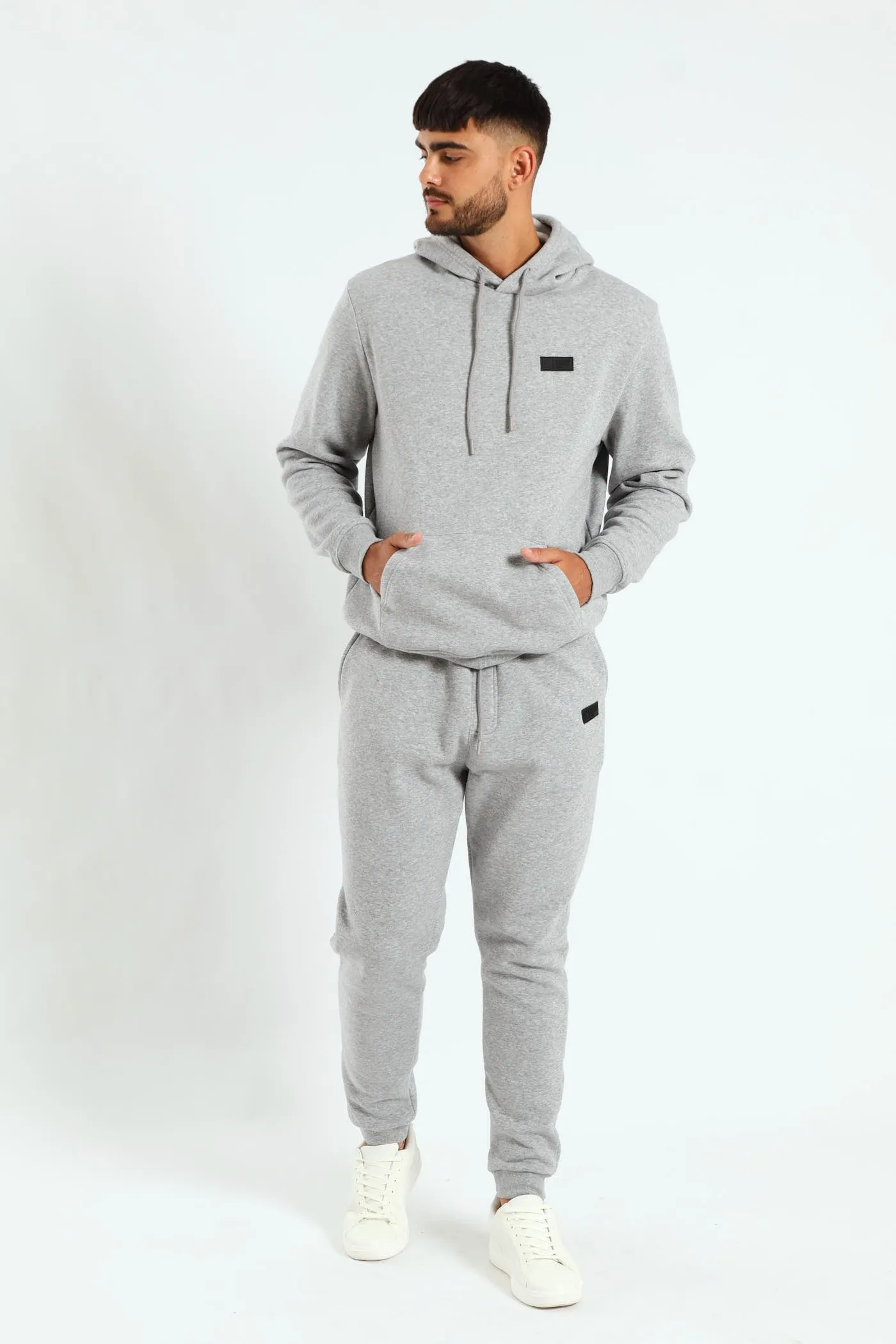 Hoody Track Top - Grey Melange sold by Edgars