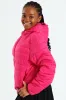 Girls Nylon Puffer - Cerise sold by Edgars
