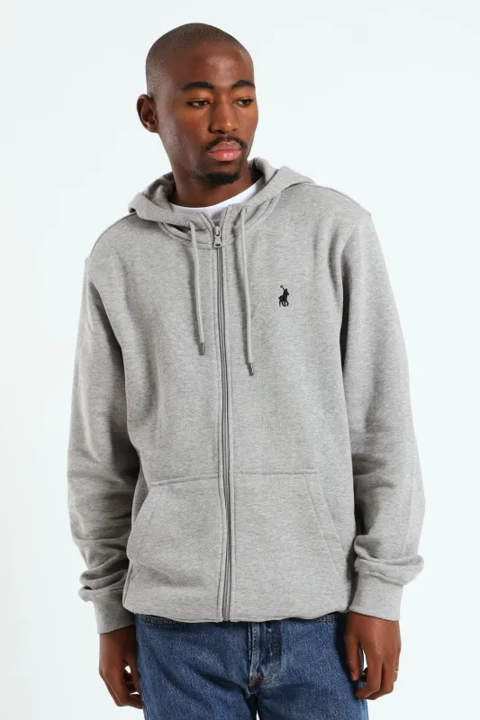 Aakil Hoodie - Grey Melange made by Edgars