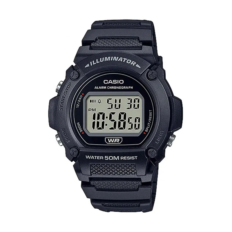 Digital Round Sport Watch - Black sold by Edgars