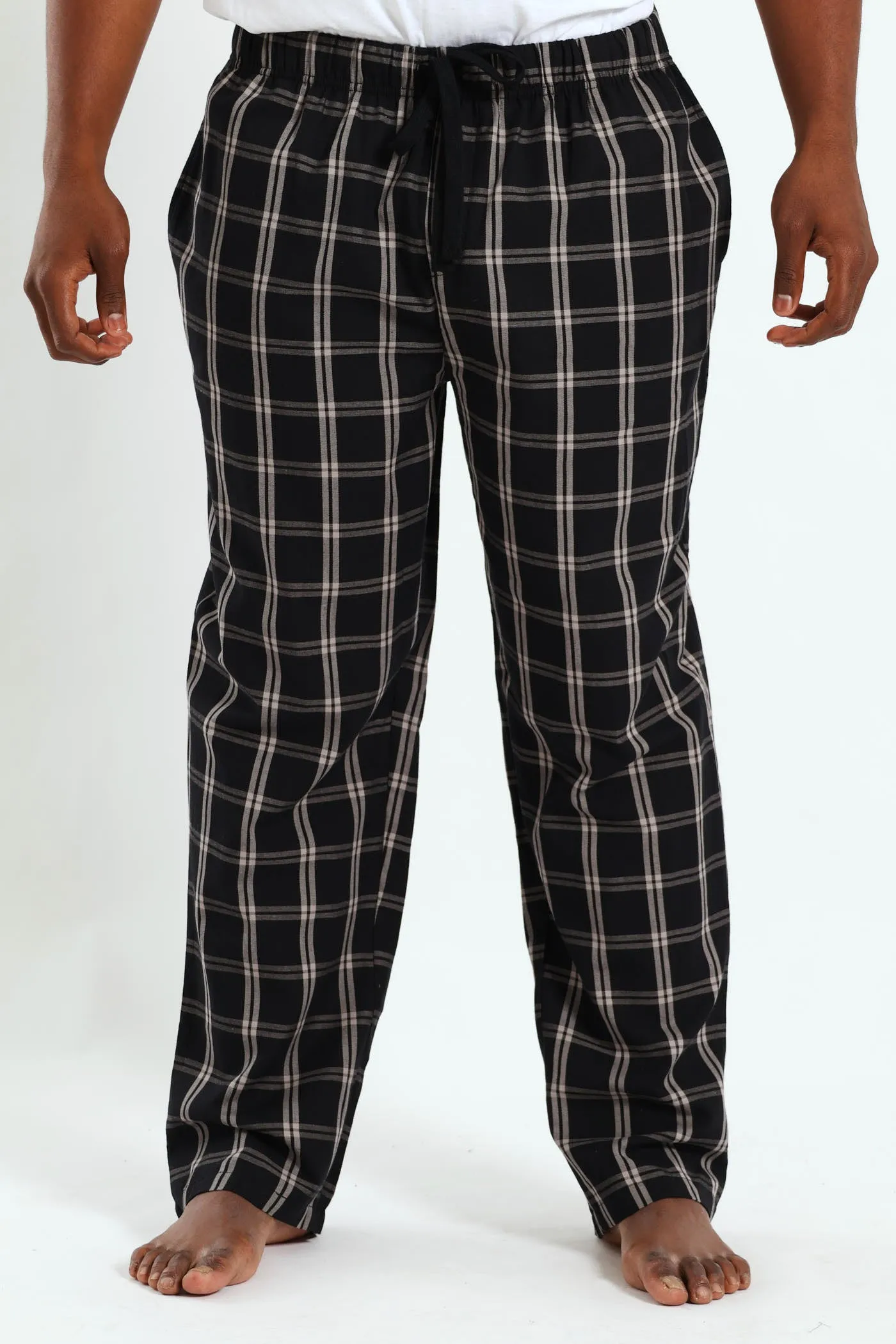Check Woven Pant - Grey sold by Edgars