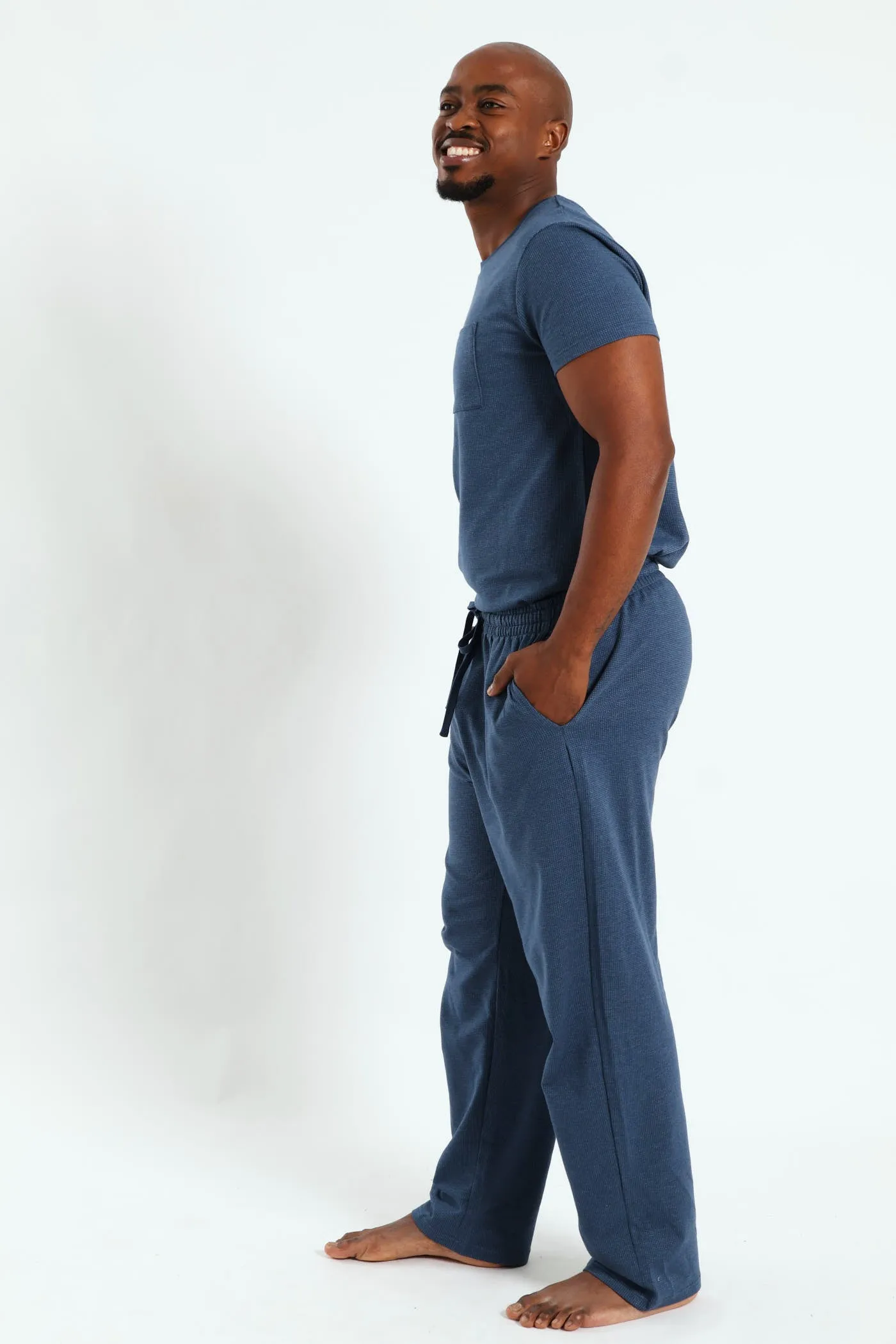 Surface Interest Top & Long Pant Pj Set - Blue sold by Edgars product image thumbnail 3