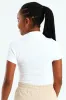 Girls J Collar Seamless Bodysuit - White sold by Edgars