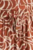 Pull-On Drawstring Wideleg Pant - Rust/Cream sold by Edgars