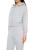 Long Sleeve Cropped Athletic Jacket - Grey sold by Edgars 
