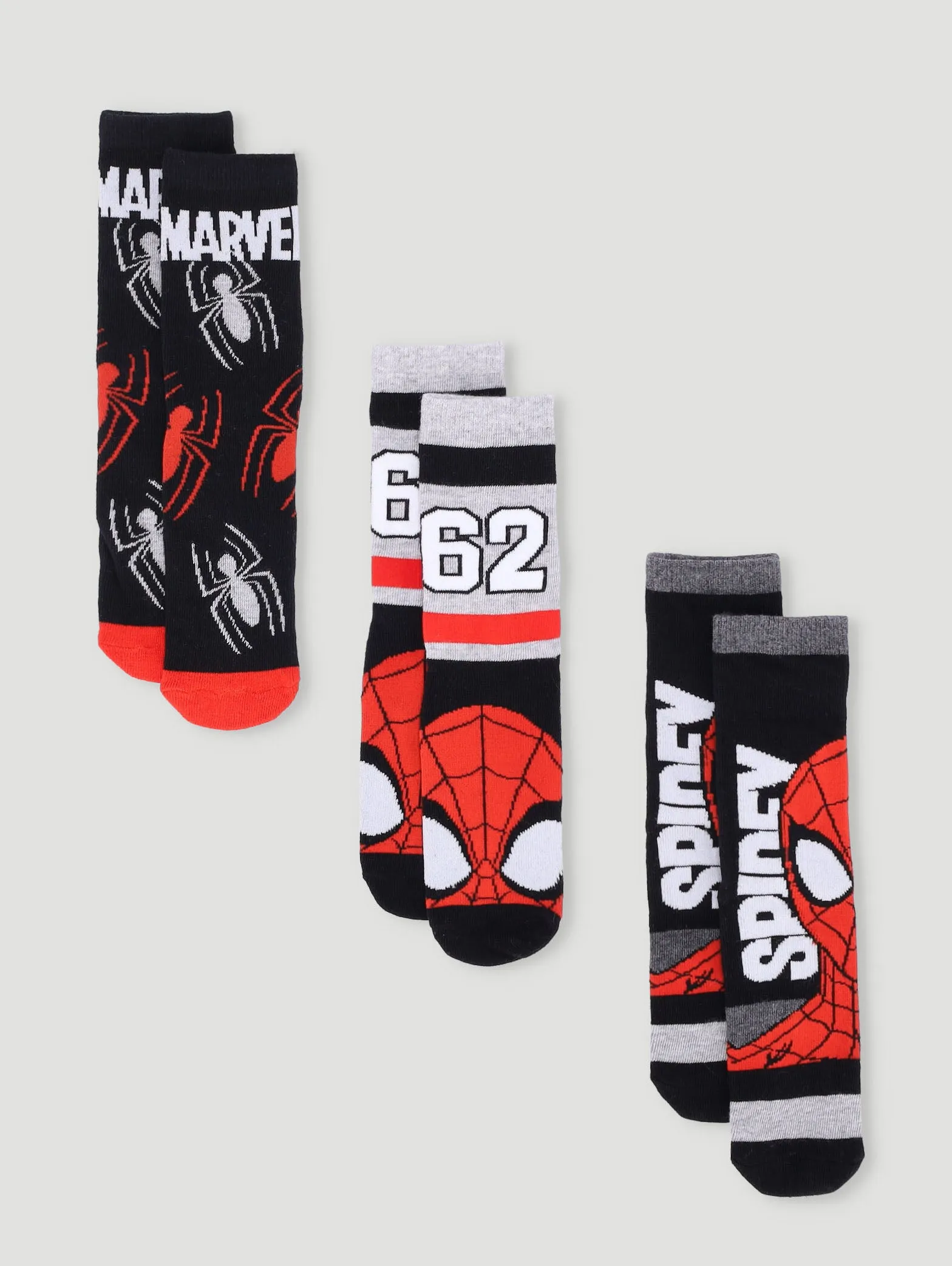 Pre-Boys Spiderman Socks - Multi sold by Edgars