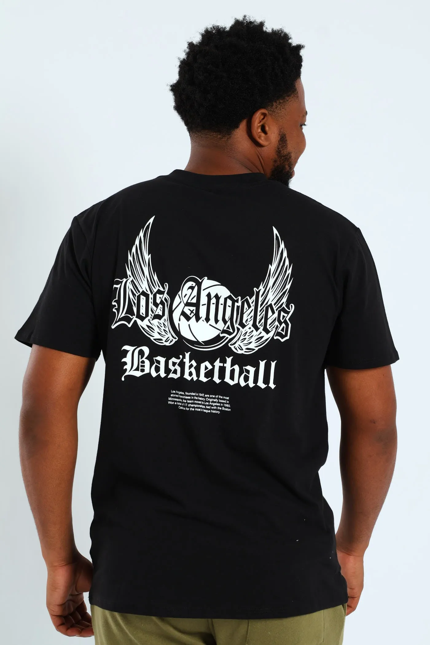 Basketball Front & Back Printed Tee - Black sold by Edgars product image thumbnail 2