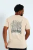 Authorized Front & Back Printed Tee - Stone sold by Edgars