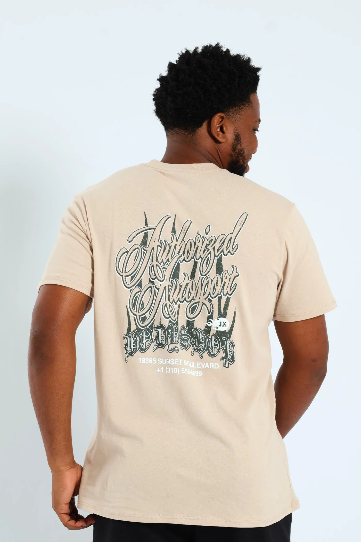 Authorized Front & Back Printed Tee - Stone sold by Edgars product image thumbnail 2