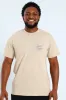 Authorized Front & Back Printed Tee - Stone sold by Edgars