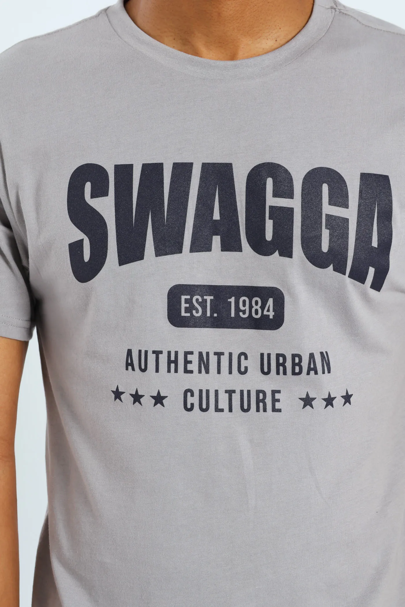 Basic Print Tee - Light Grey sold by Edgars product image thumbnail 3