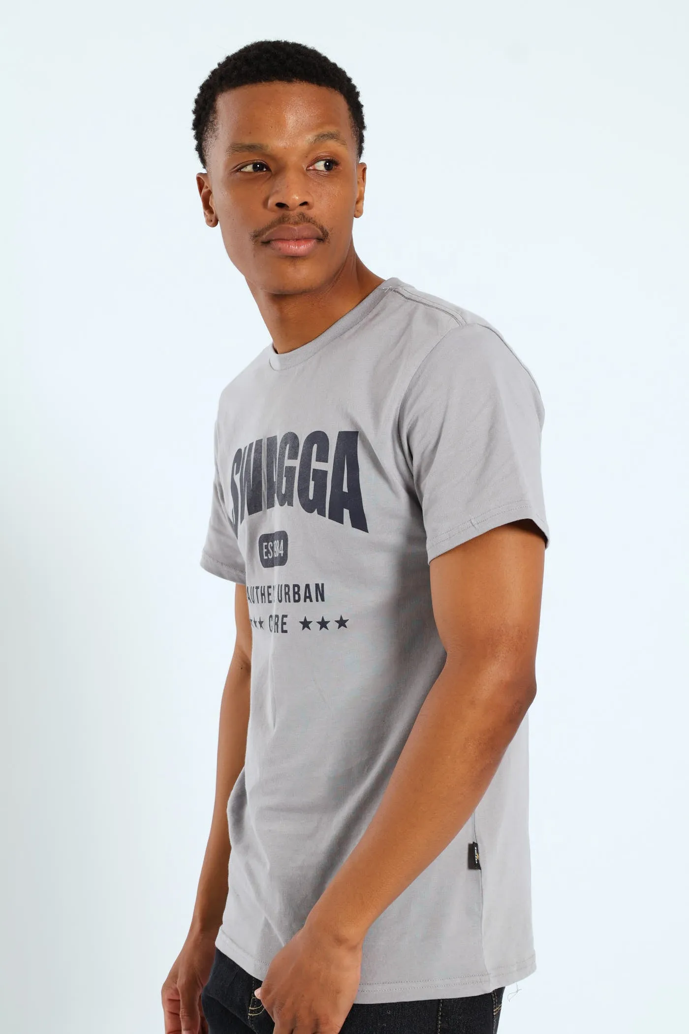 Basic Print Tee - Light Grey sold by Edgars product image thumbnail 2