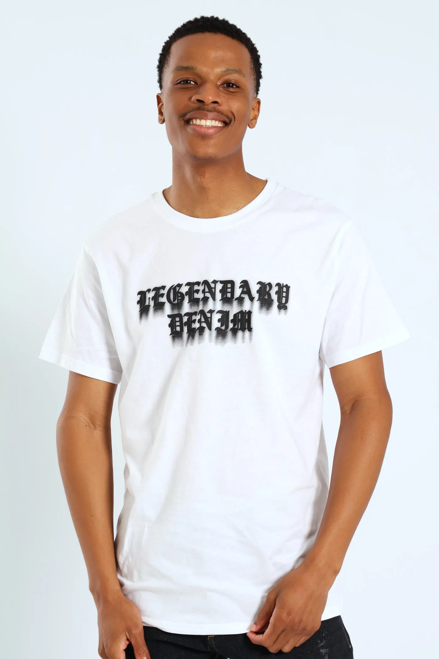 Basic Print Tee - White sold by Edgars