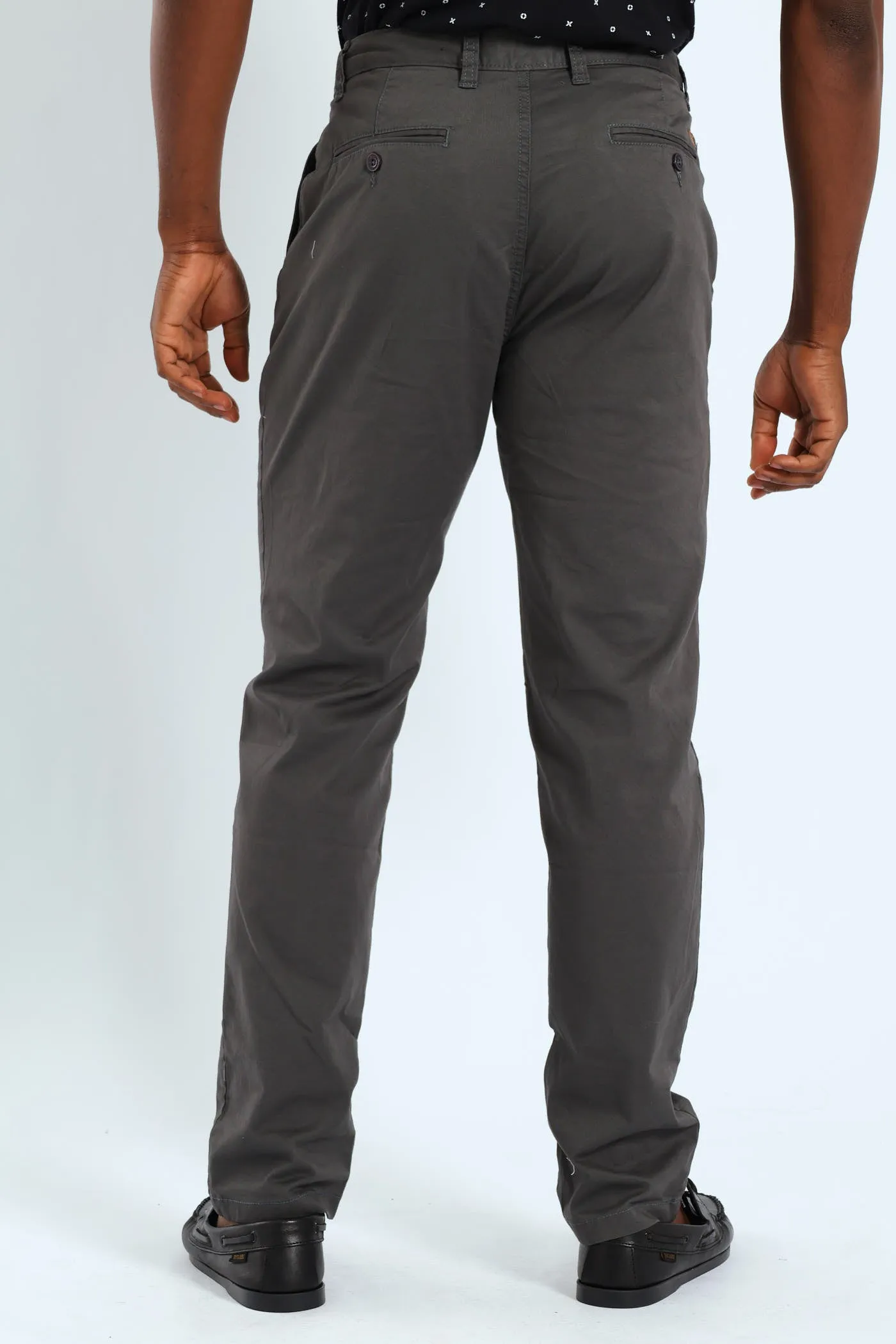 Basic Slim Stretch Chino - Charcoal sold by Edgars product image thumbnail 4