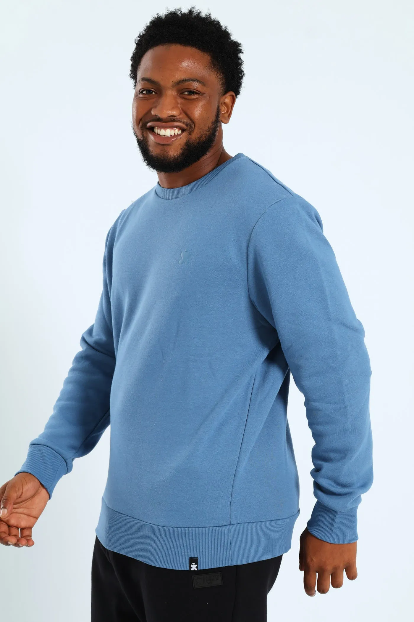 Plain Fleece Crew Top - Blue sold by Edgars product image thumbnail 4