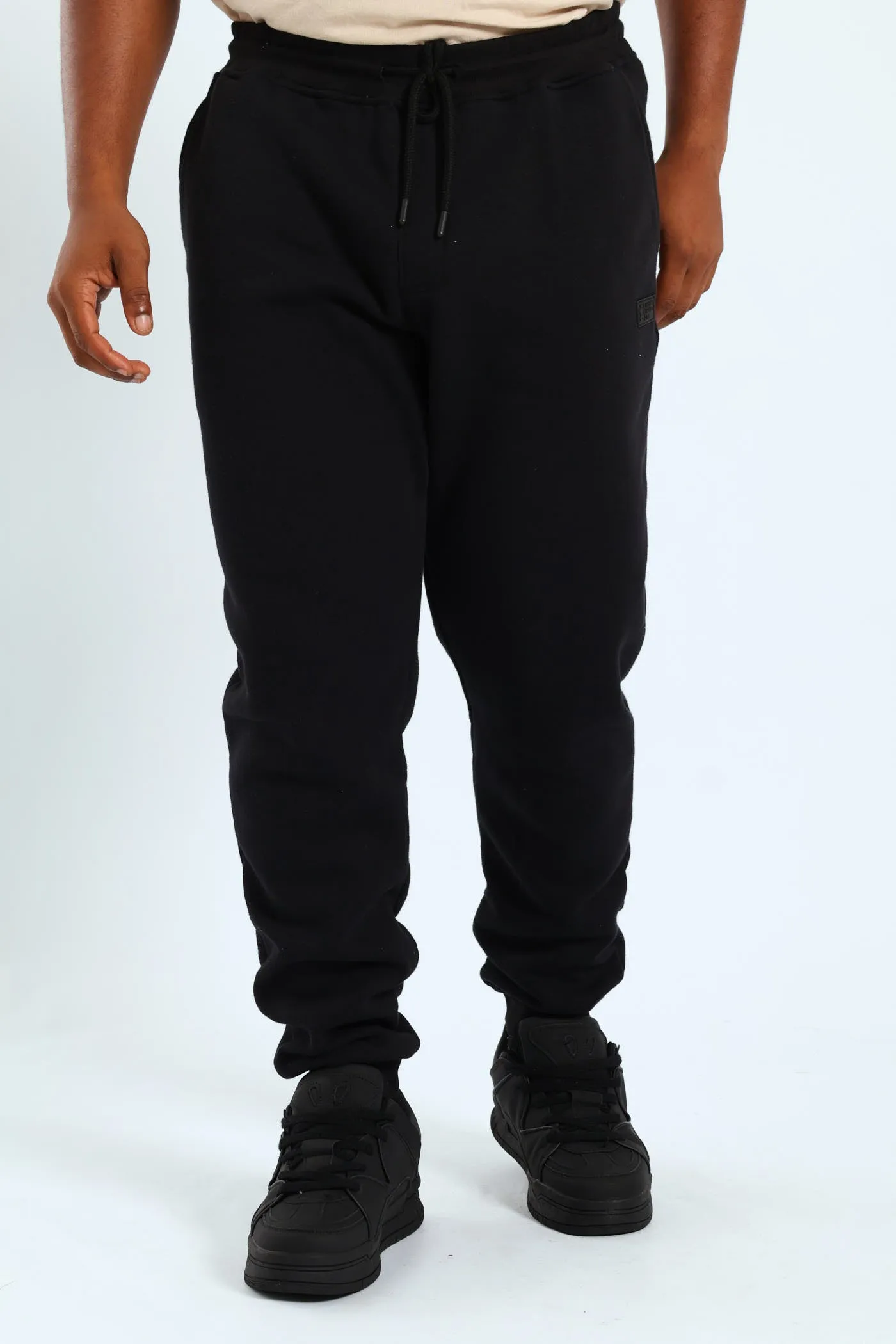 Basic Fleece Jogger - Black sold by Edgars