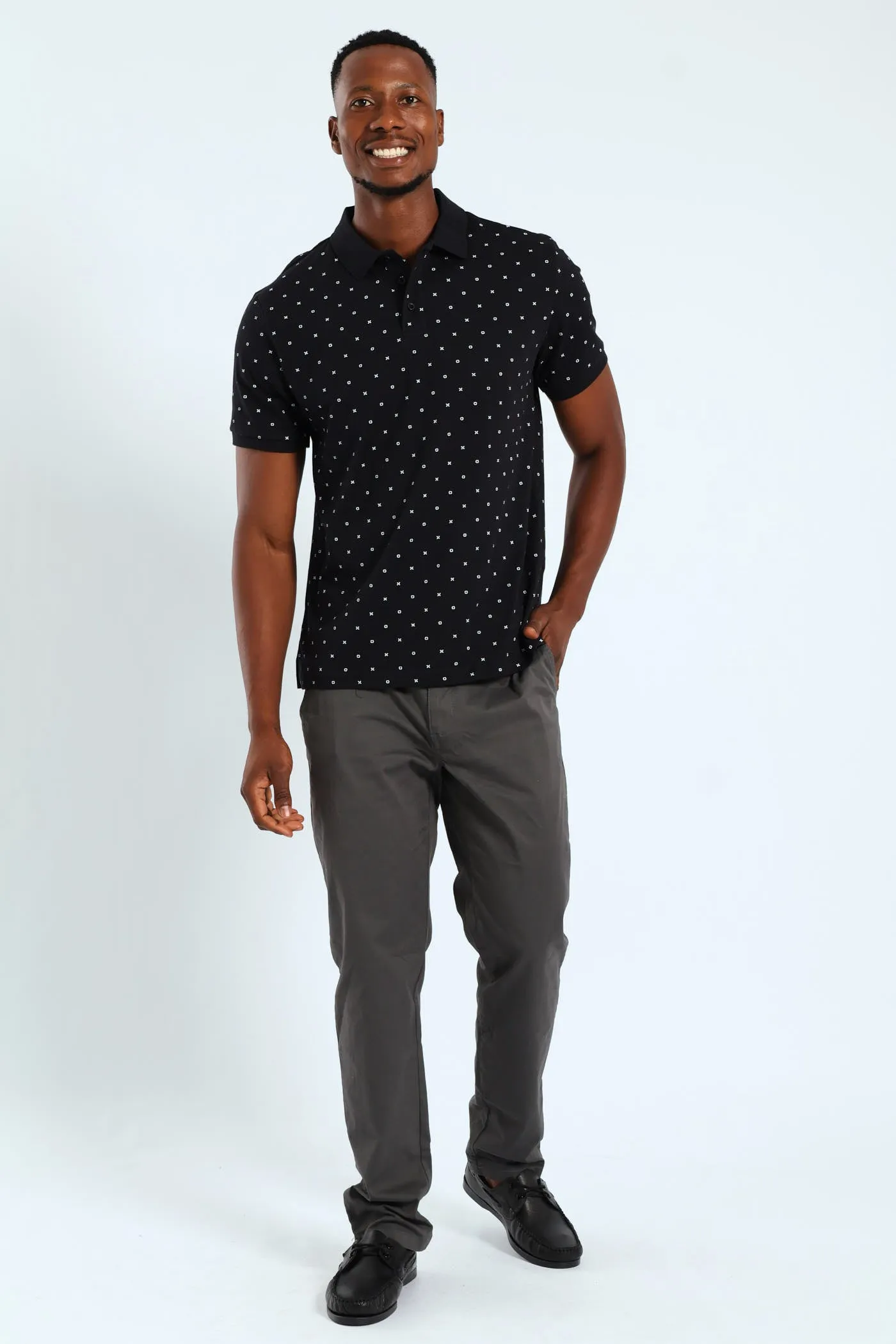 Noughts & Crosses Print Golfer - Black sold by Edgars