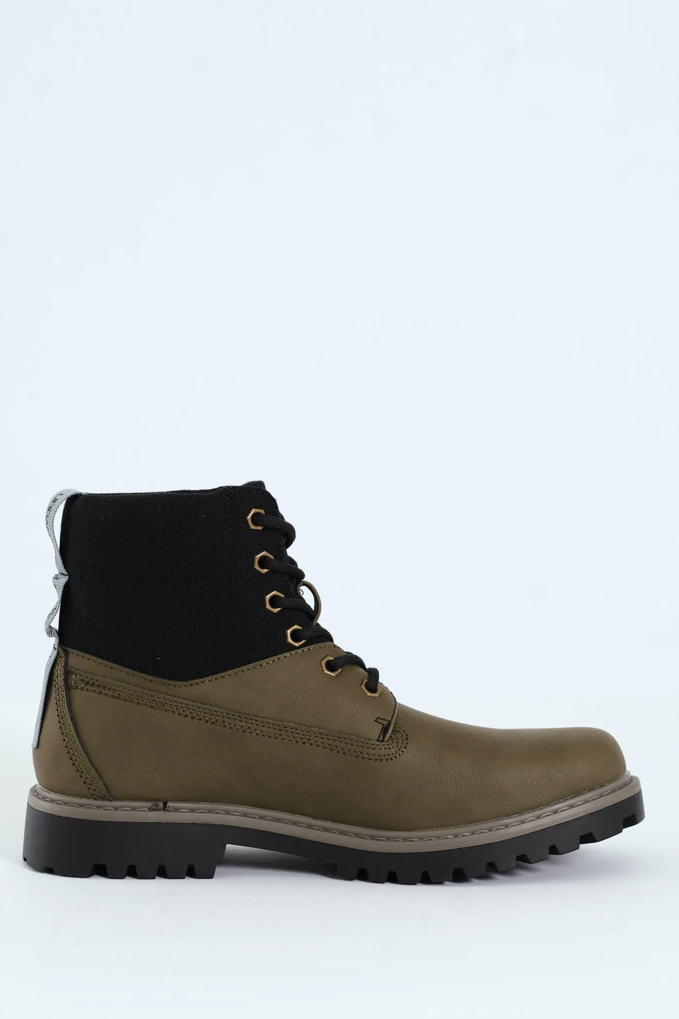 Timba 3 Nubuck Canvas Combo Boot - Olive sold by Edgars product image thumbnail 3