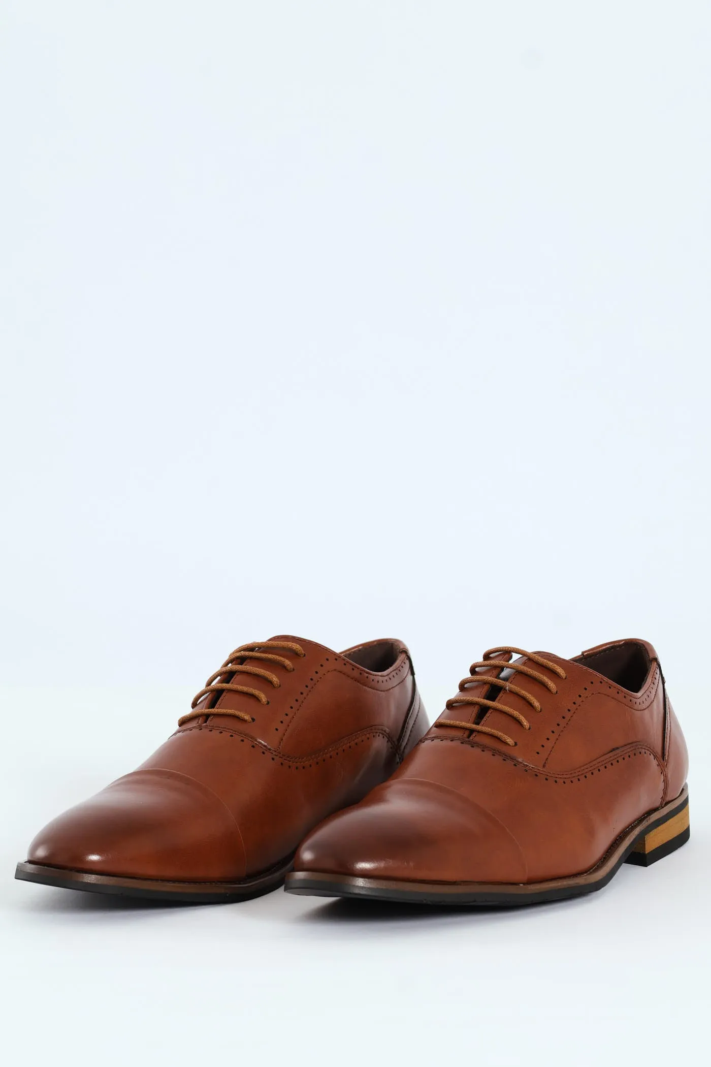 Lace Up Oxford With Toe Cap - Tan sold by Edgars product image thumbnail 5