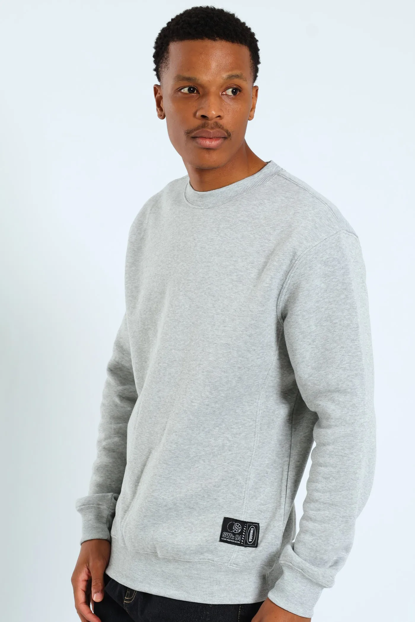 Basic Fleece Panel Pullover - Grey Melange sold by Edgars product image thumbnail 4